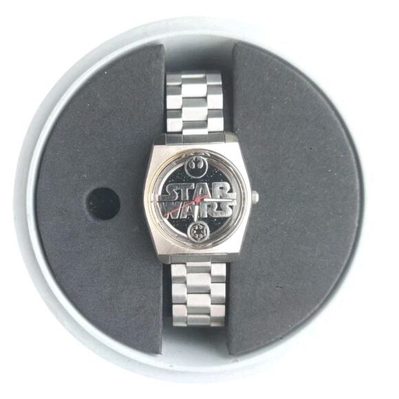 Vintage FOSSIL Star Wars Death Star Watch LI-1568 1996 Rare Limited Edition - Picture 2 of 10